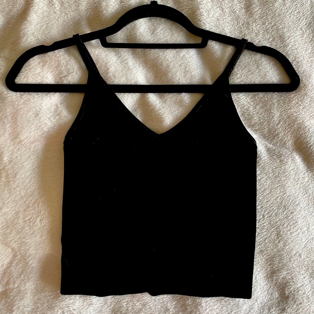 Black Velvet Brandy Melville Croptop